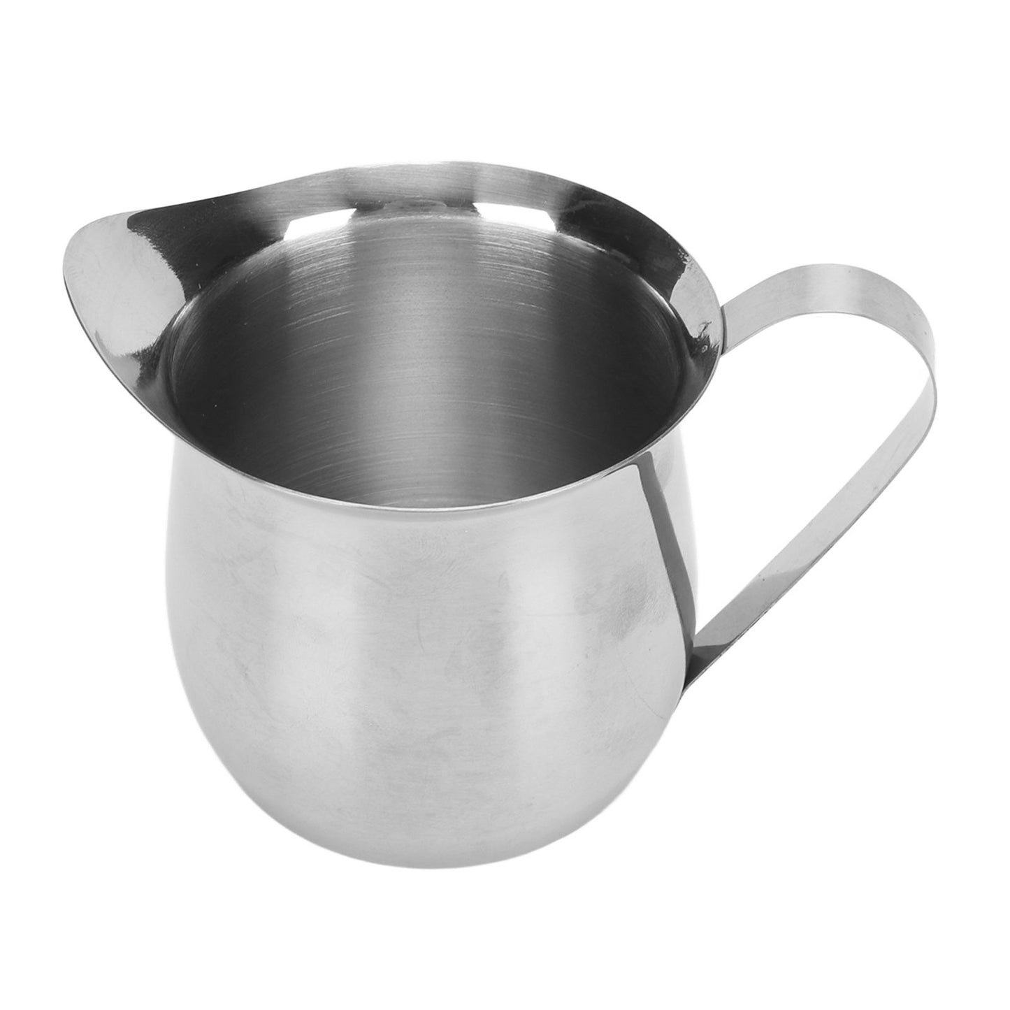 Milk Frothing Pitcher Stainless Steel Ergonomic Milk Frothing Cup Jug Steaming Pitcher for Coffee 8oz