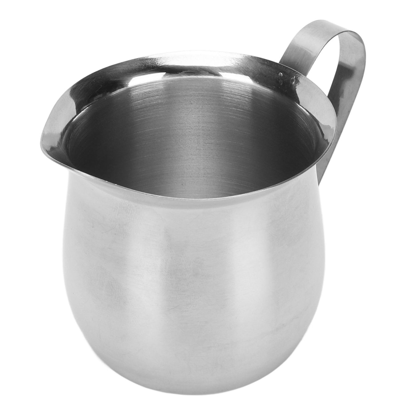 Milk Frothing Pitcher Stainless Steel Ergonomic Milk Frothing Cup Jug Steaming Pitcher for Coffee 8oz