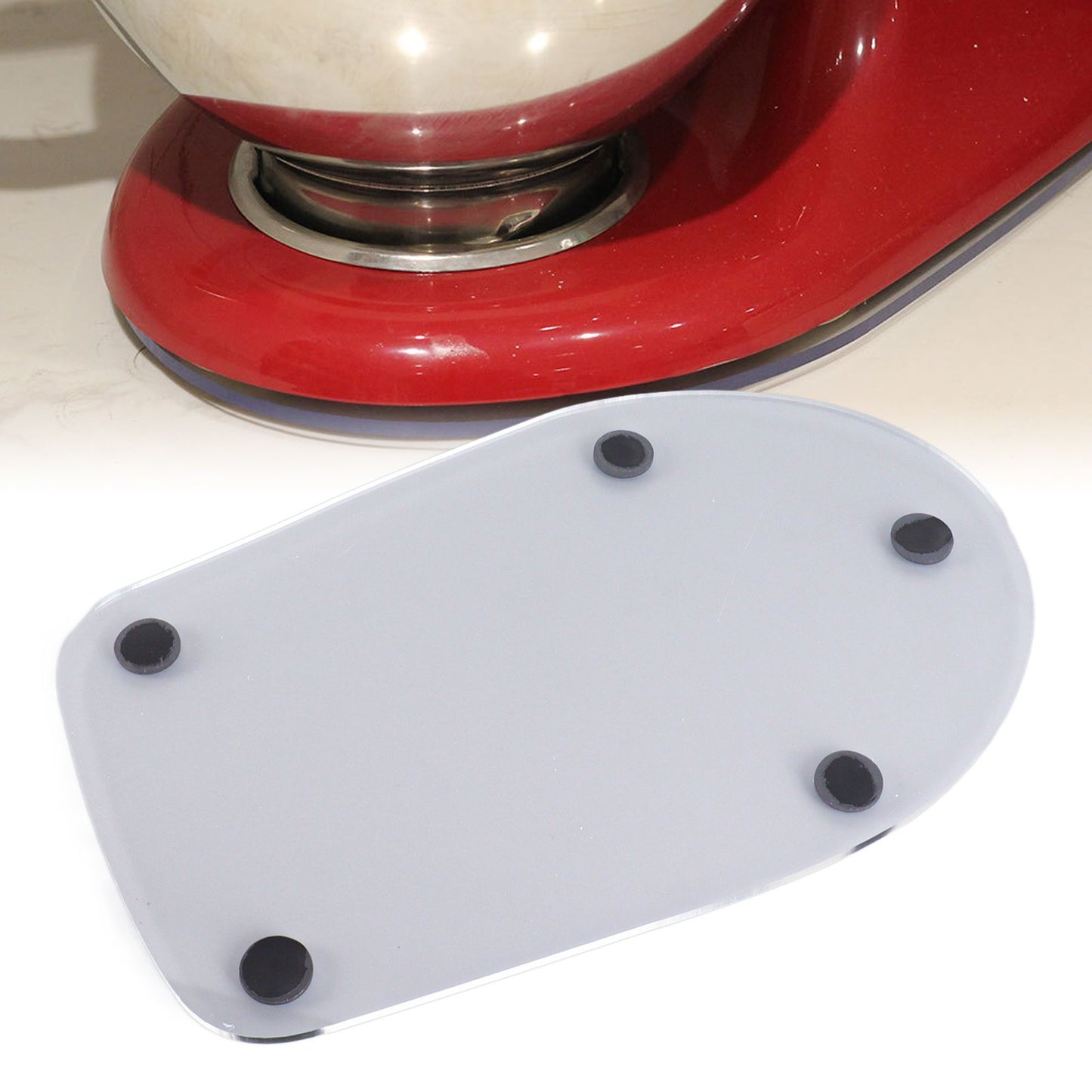 Mixer Slider Mat Acrylic 34x21cm Lightweight Countertop Coffee Maker Blender Sliding Pad Anti Slip Kitchen Aid Mixer Accessories
