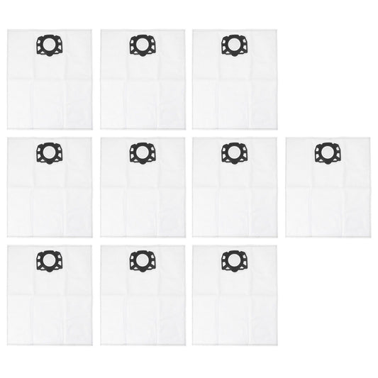 10pcs Vacuum Cleaner Dust Bags Non Woven FabricPortable Cleaner Dust Collection Bag for Karcher MV4 MV5 MV6 WD4 WD5 WD6