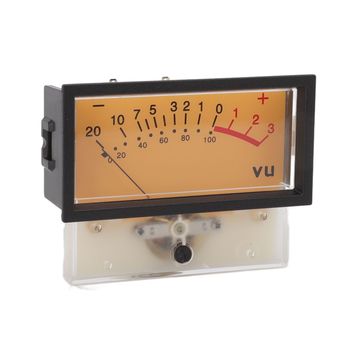 12V High Accuracy VU Meter Header DB Audio Level Header Power Amplifier Level Meter with Backlight 1000UA 50Ω