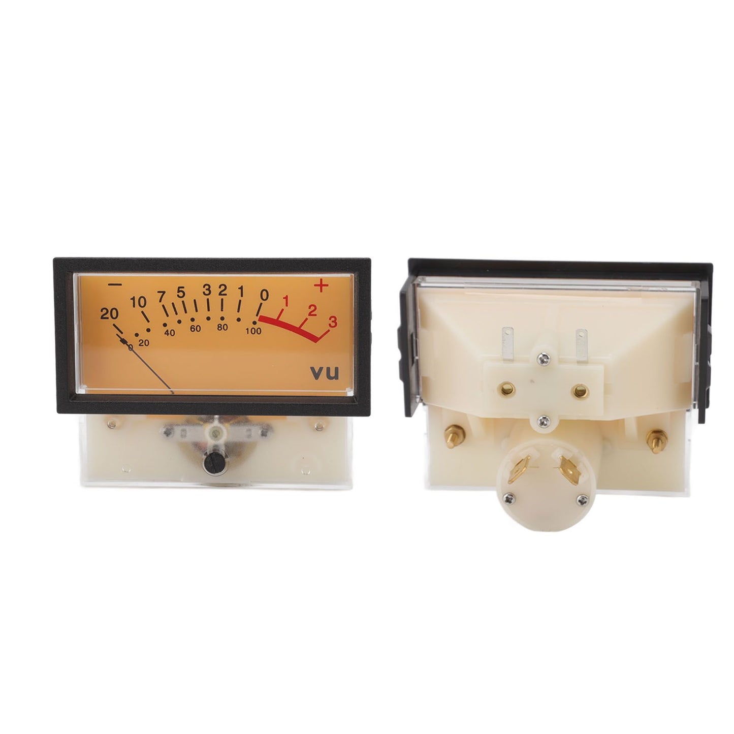 12V High Accuracy VU Meter Header DB Audio Level Header Power Amplifier Level Meter with Backlight 1000UA 50Ω