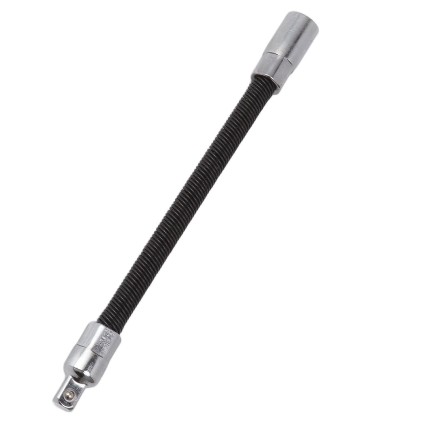 Wrench Extension Rod Bendable Universal Flexible Shaft Sleeve Extension Bar for Factory Workshop Black 1/4