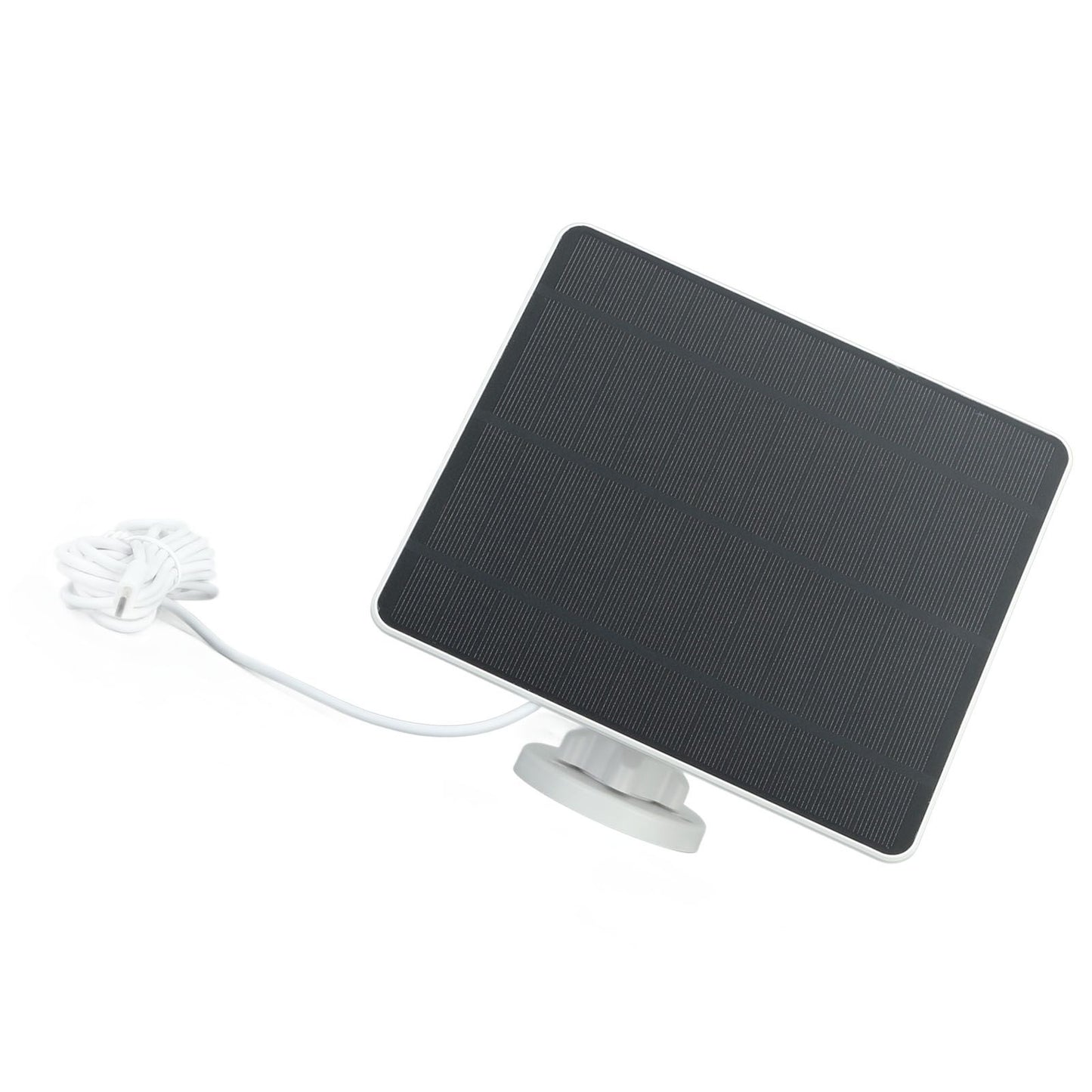5W Solar Panel for Camera Waterproof High Efficiency Monocrystalline Silicon Outdoor Camera Solar Powered