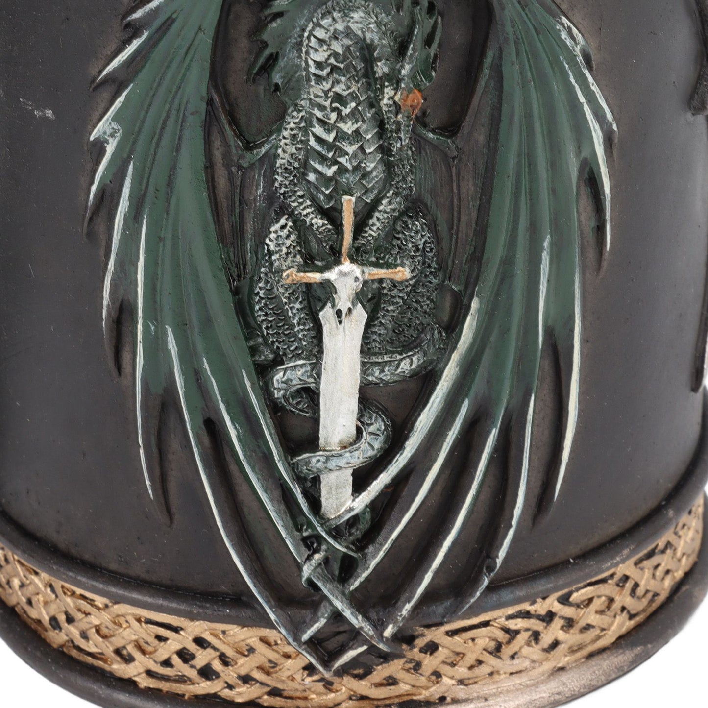 Stainless Steel Mug Innovative Dragon Pirate Retro Style Large Capacity Beer Cup for Beer Coffee Drink Bronzer