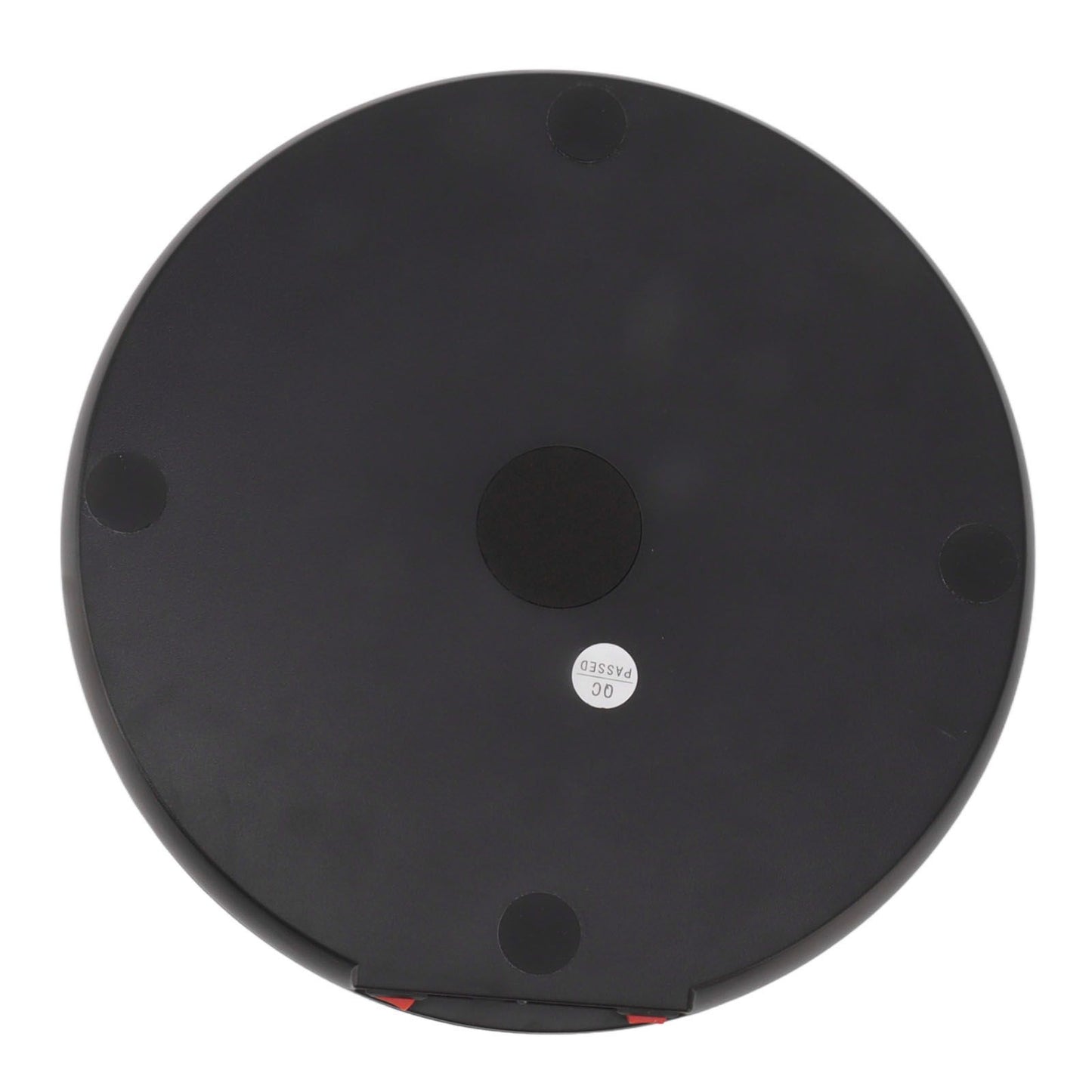 Electric Rotating Display Table LED Light 25cm Noiseless 20kg Load Capacity Turntable Display Stand for Jewelry Black