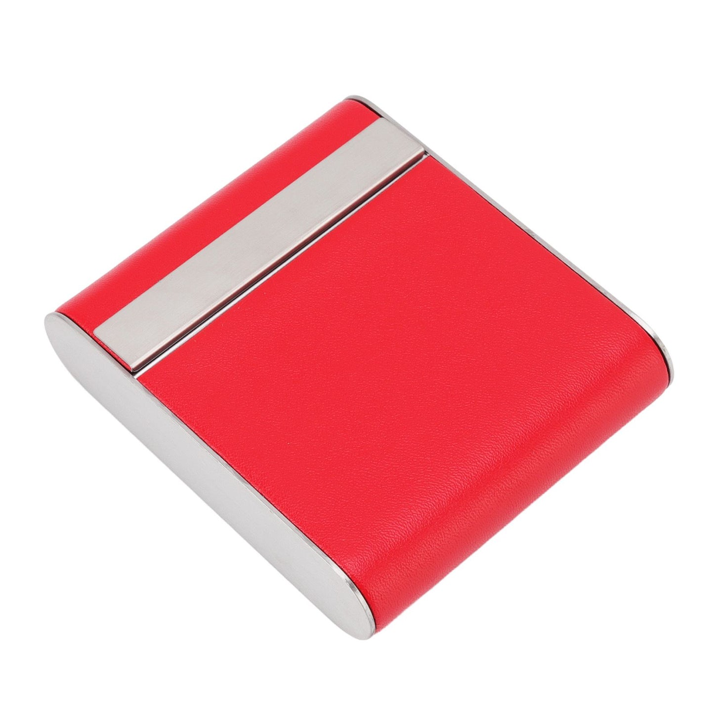 Aluminum Alloy Cigarette Case Box Hold 20pcs Flip for Men Women Smoking Accessories Red