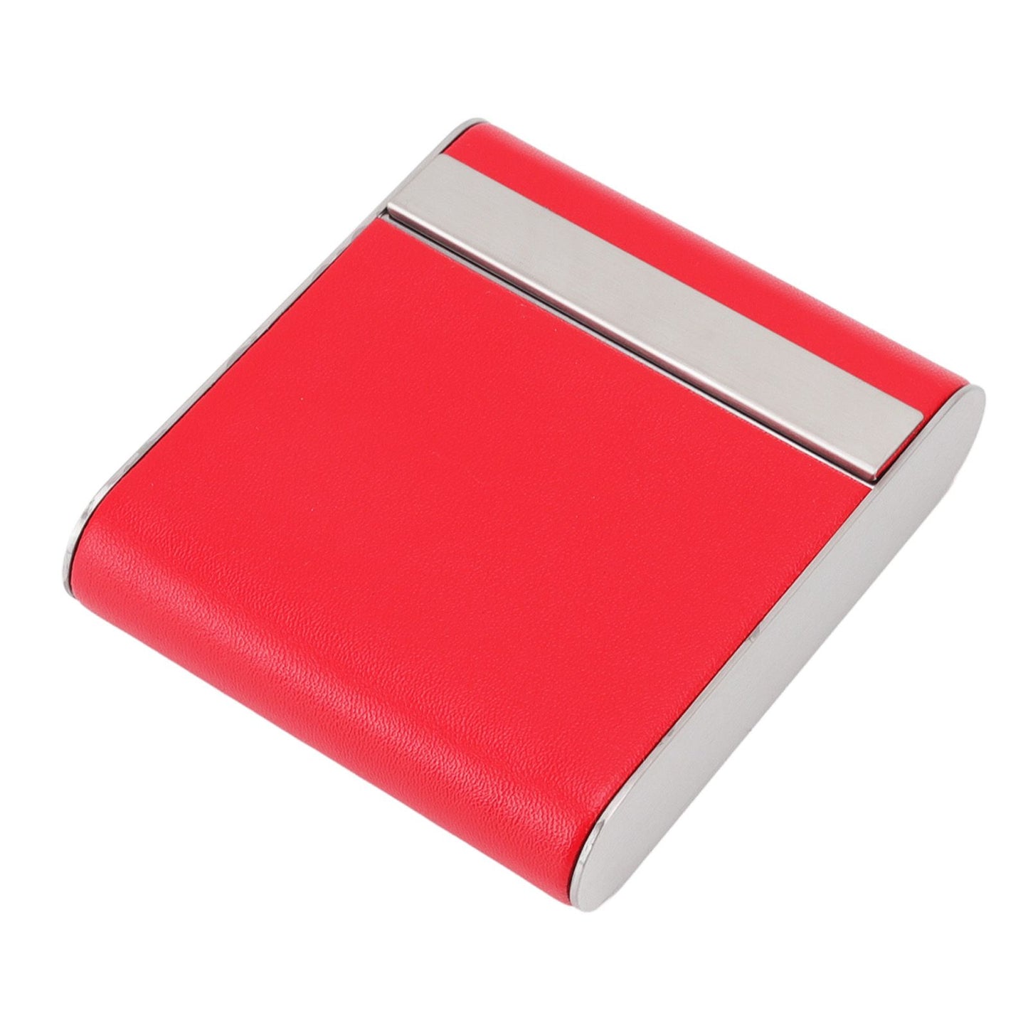 Aluminum Alloy Cigarette Case Box Hold 20pcs Flip for Men Women Smoking Accessories Red