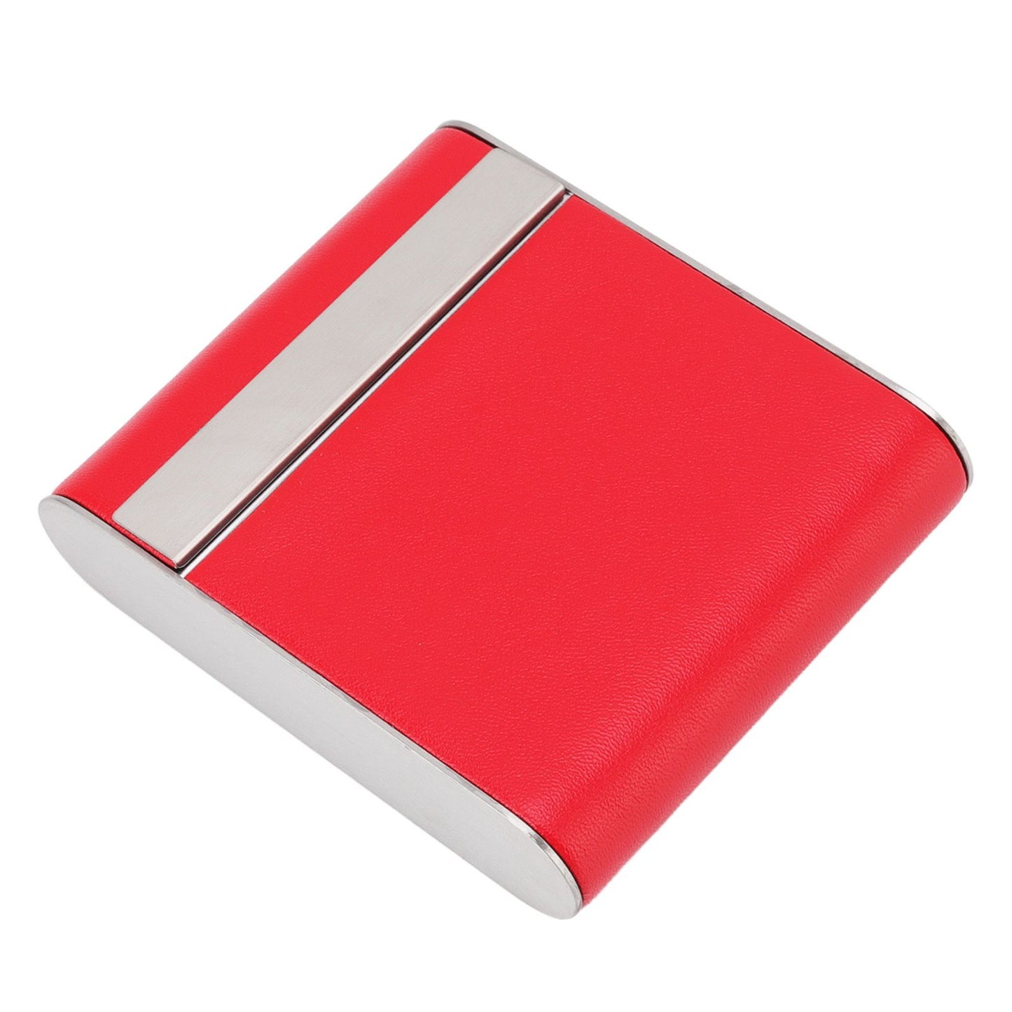 Aluminum Alloy Cigarette Case Box Hold 20pcs Flip for Men Women Smoking Accessories Red