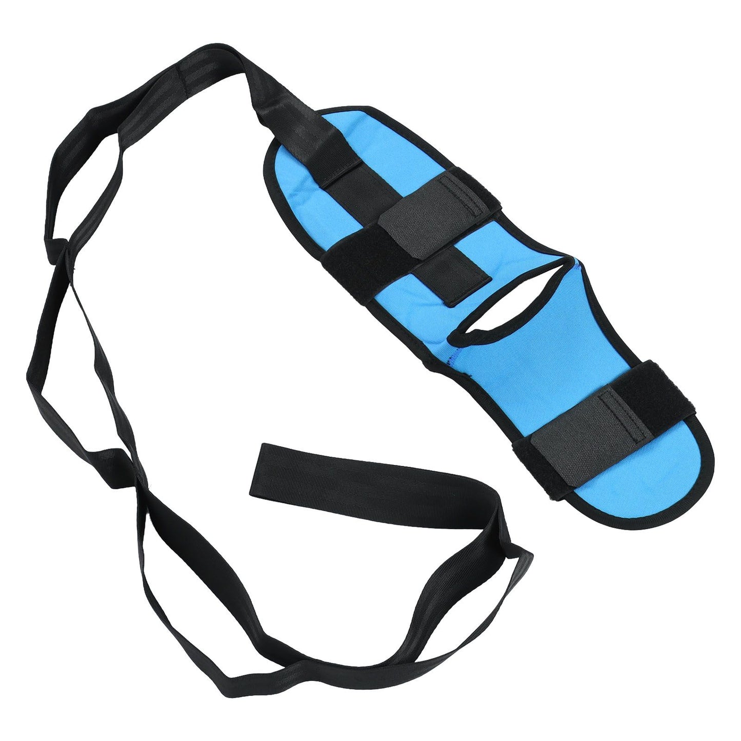 Leg Stretching Strap Muscle Relaxing High Elasticity Improve Flexibility Rehabilitation Foot Stretch Strap Blue