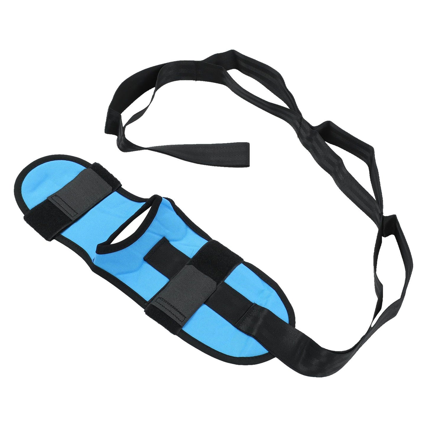 Leg Stretching Strap Muscle Relaxing High Elasticity Improve Flexibility Rehabilitation Foot Stretch Strap Blue