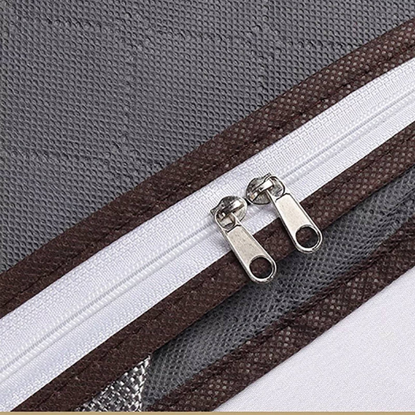 Clothes Storage Bag Large Capacity Foldable Clothing Moving Bag with Front Transparent Window