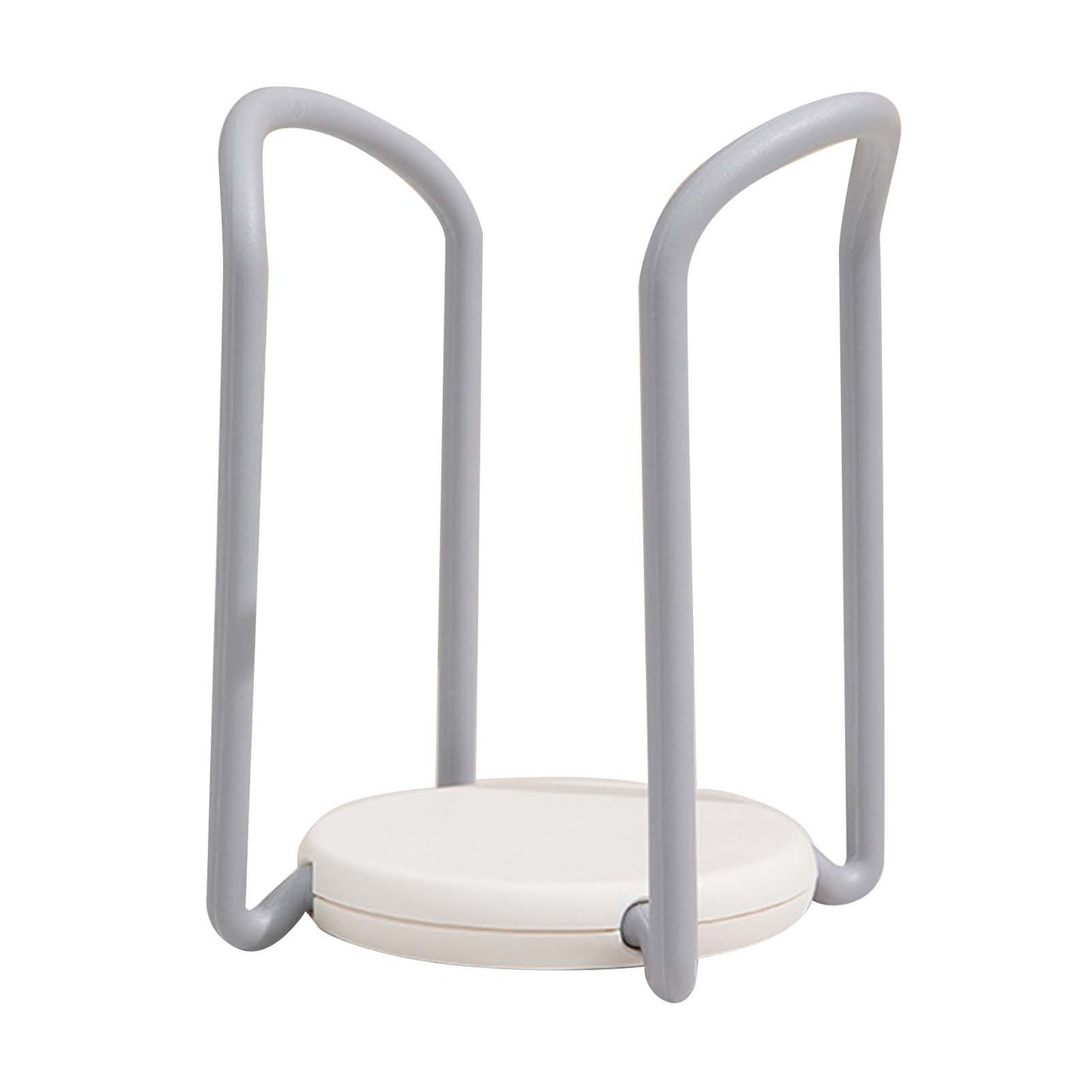 Bowl Organizer Multiple Functional Retractable Dish Drying Rack for Kitchen Counter Grey and White