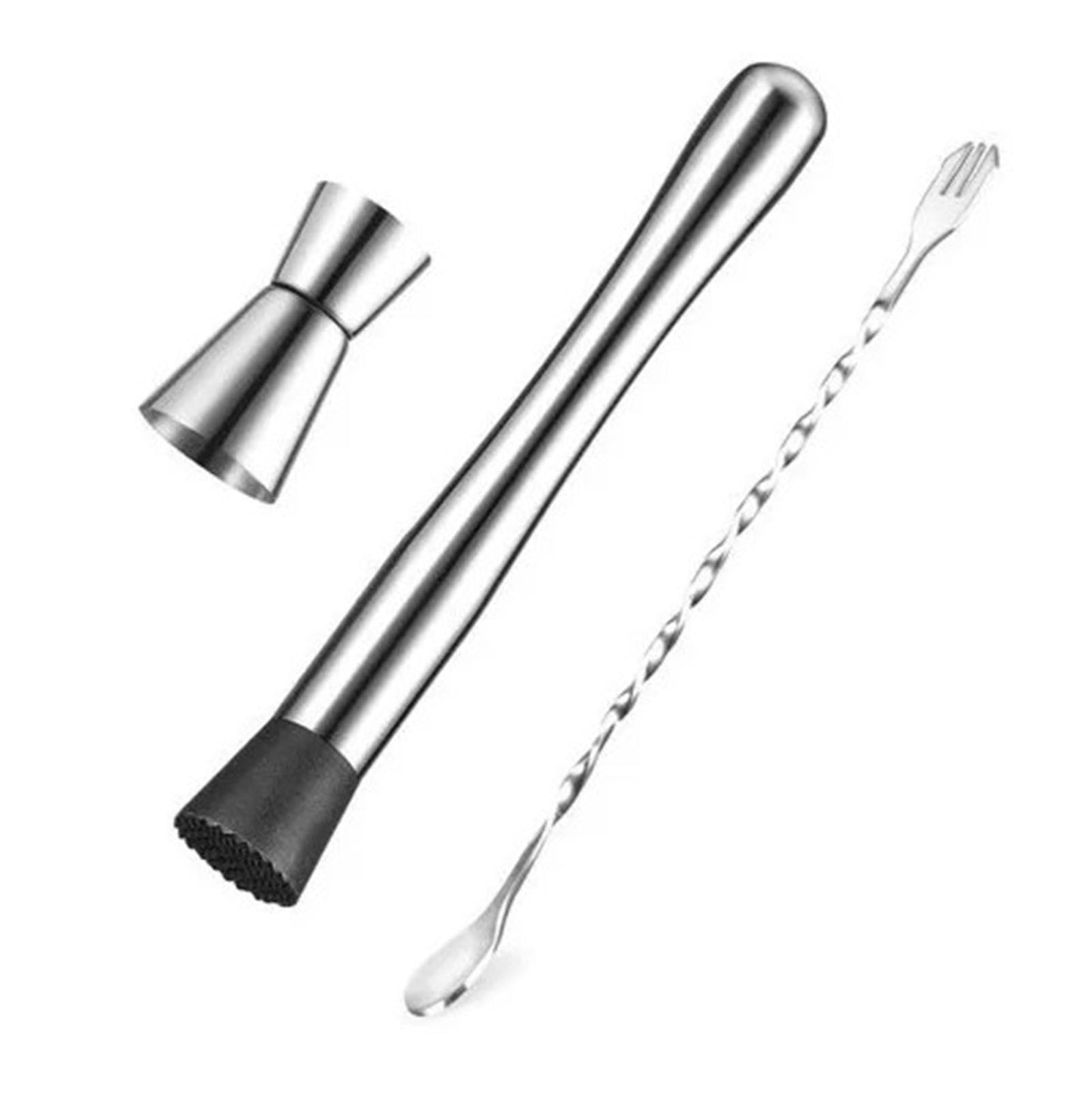 Stainless Steel Crushed Popsicle Mixing Stick Fruit Muddle Pestle Wine Supplies for Barware Tool