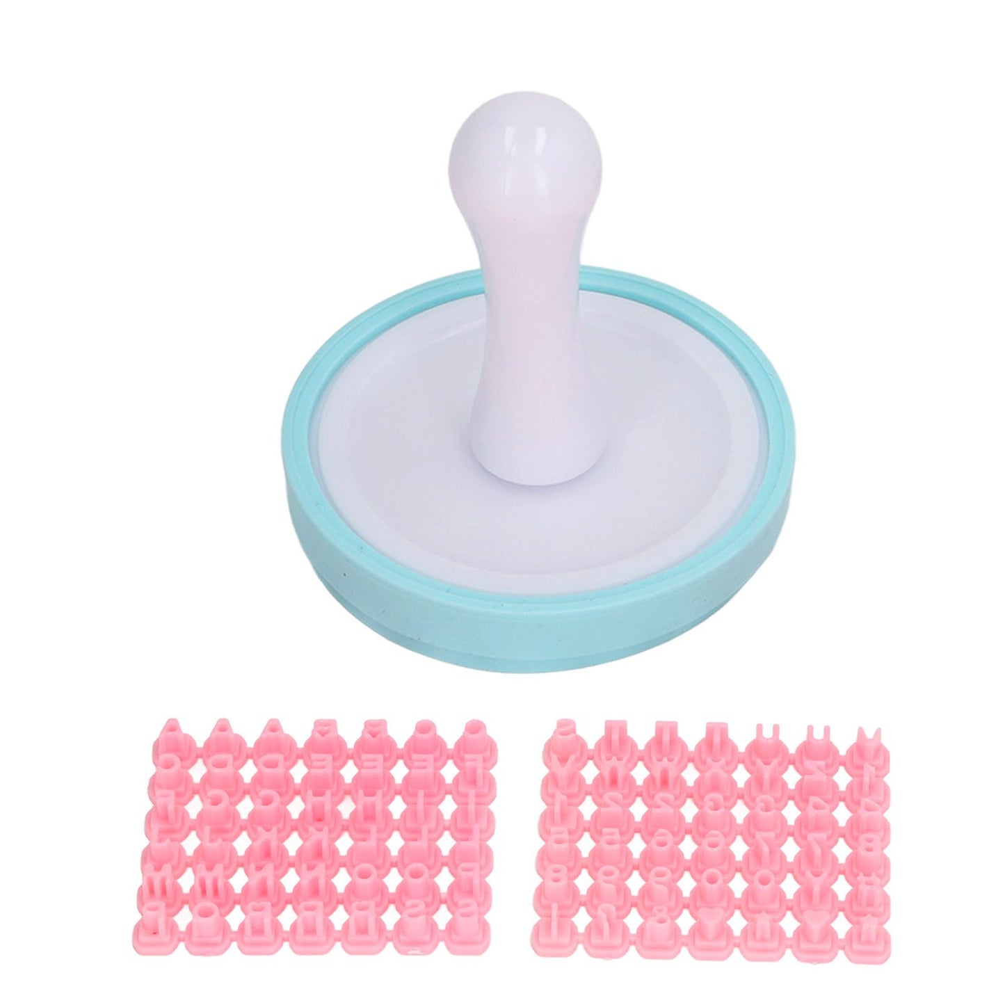 Letter Cookie Stamps Safe Flexible Alphabet Shape DIY Biscuit Cake Mold for Baking Tool