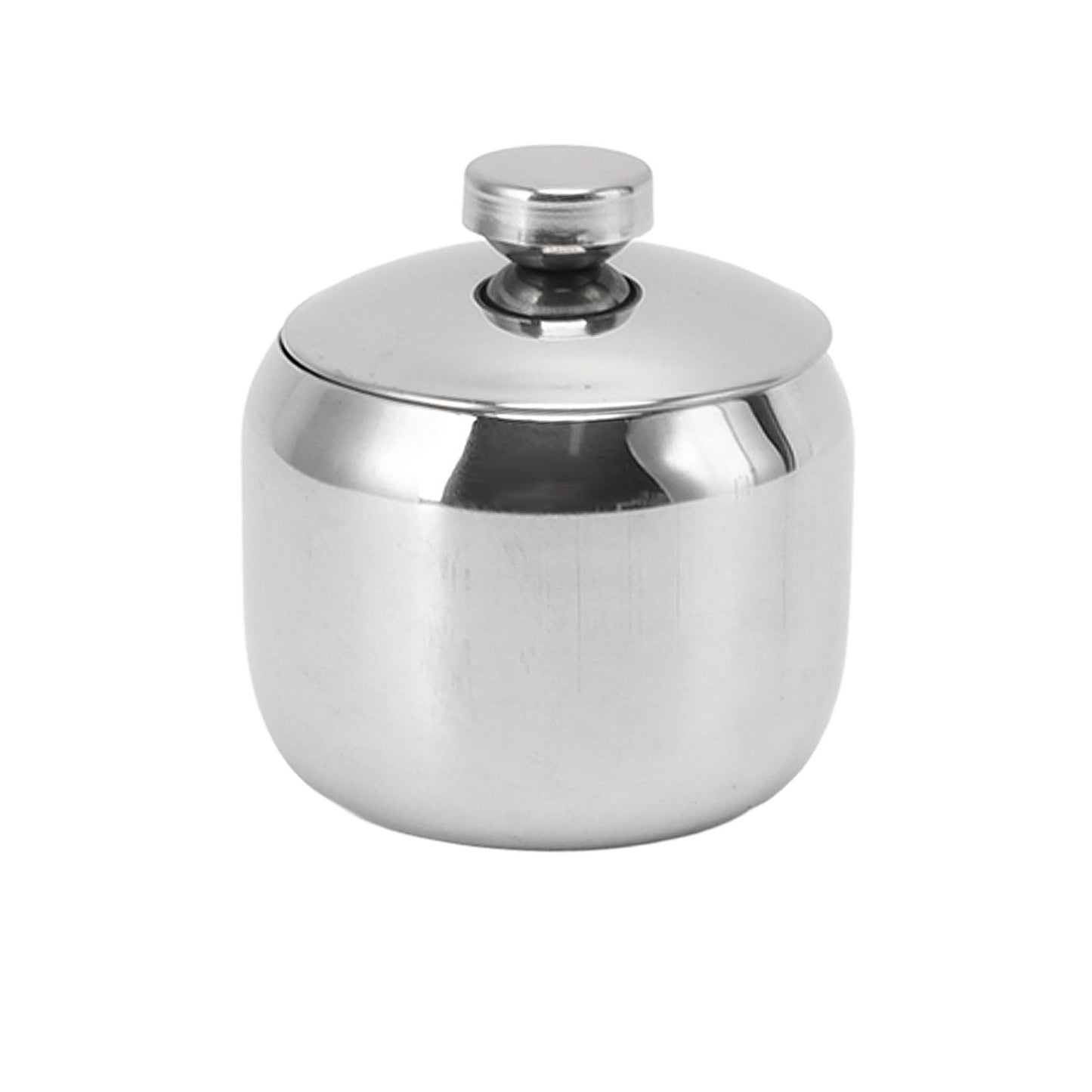 Condiment Jar with Lid 304 Stainless Steel Seasoning Container Pot for Spice Salt Sugar