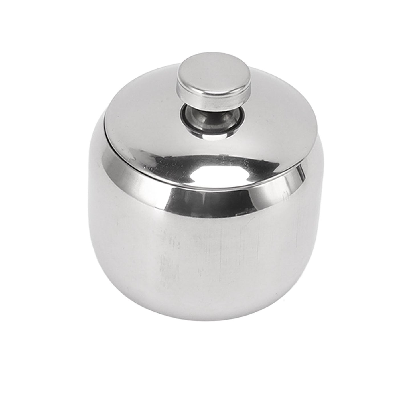 Condiment Jar with Lid 304 Stainless Steel Seasoning Container Pot for Spice Salt Sugar