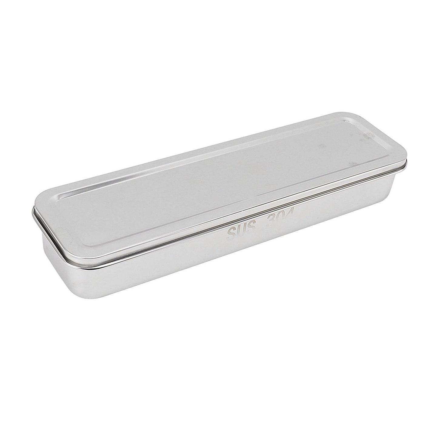 Stainless Steel Cutlery Tray Holder Kitchen Chopstick Spoon Fork Storage Box with Lid Drainer Natural Color