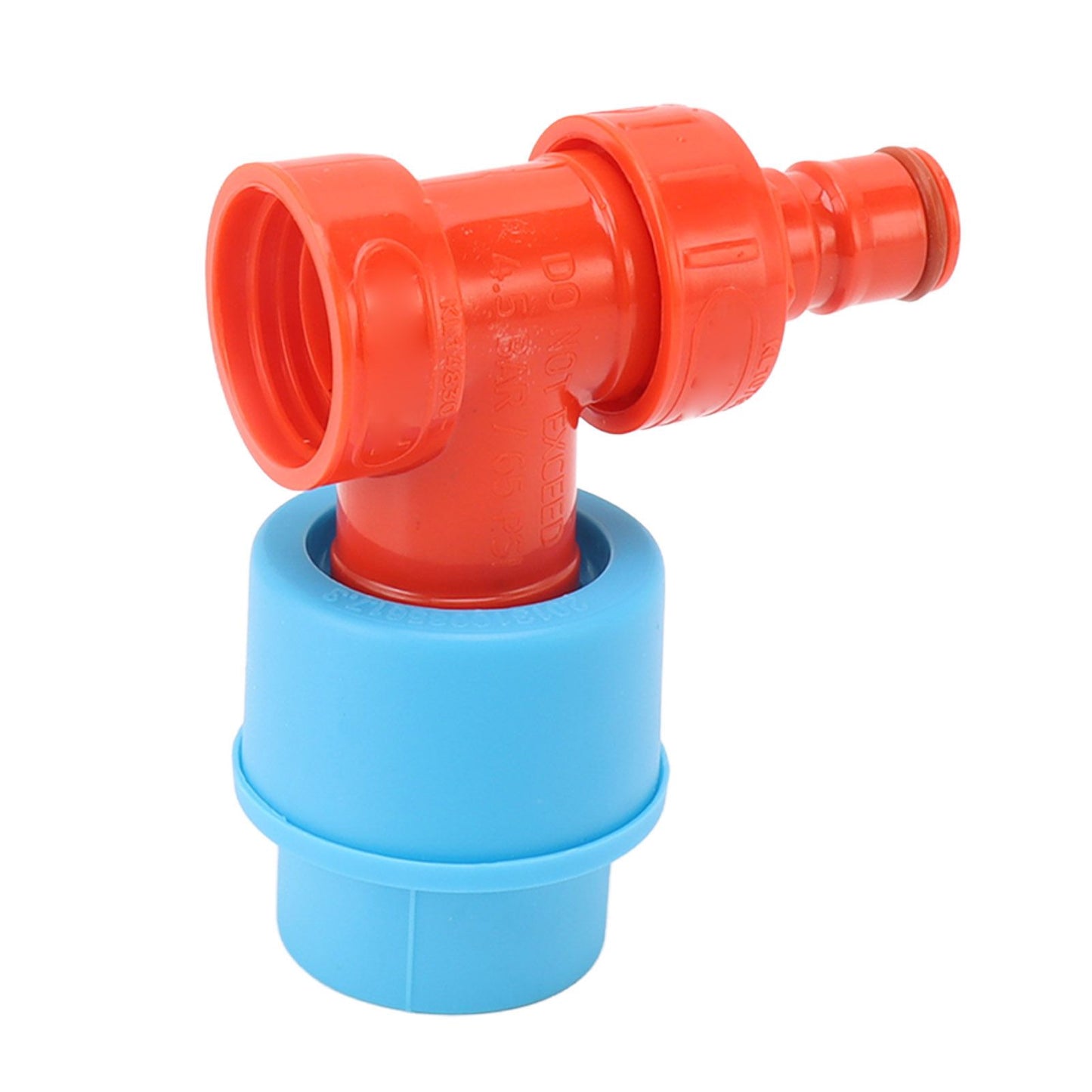 Beer Tee Adapter Plastic Chemical Resistance 3 Way Carbonation Cap for Carbonated Drinks Soft Drinks