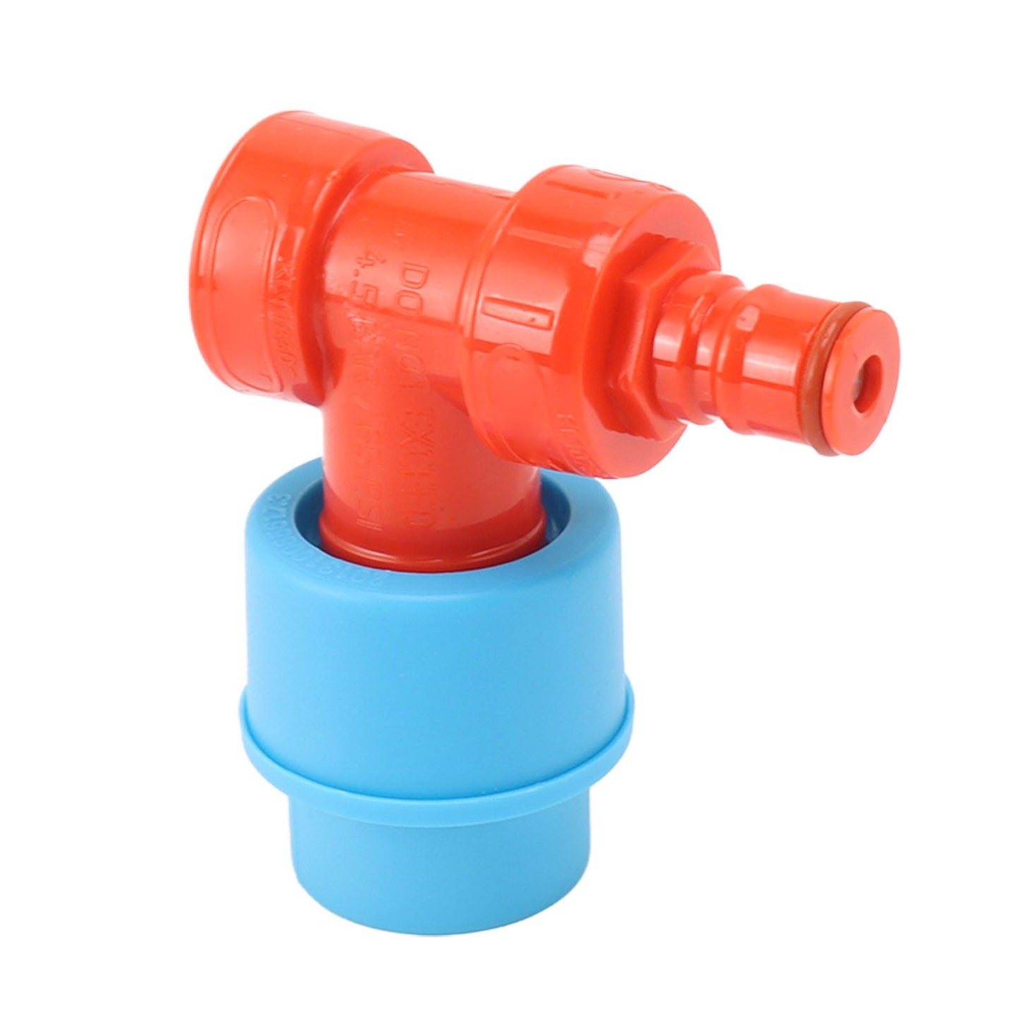 Beer Tee Adapter Plastic Chemical Resistance 3 Way Carbonation Cap for Carbonated Drinks Soft Drinks