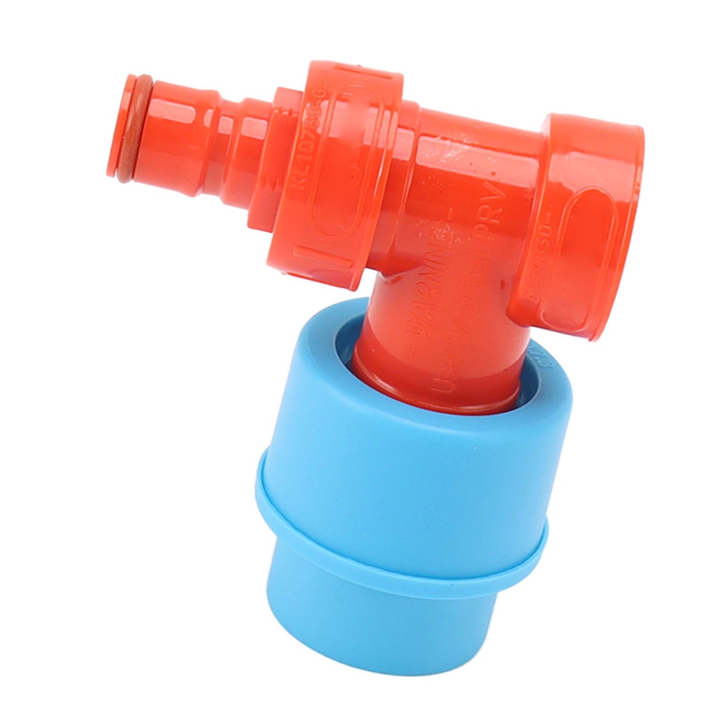 Beer Tee Adapter Plastic Chemical Resistance 3 Way Carbonation Cap for Carbonated Drinks Soft Drinks