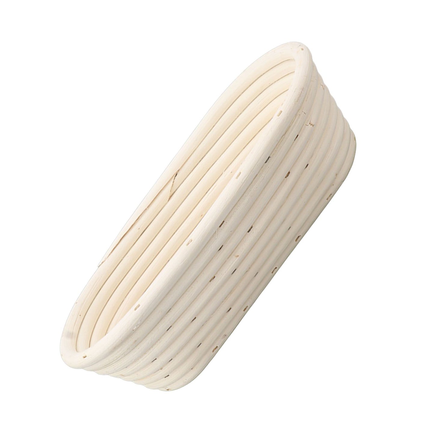 25cm Bread Proofing Basket Set Oval Natural Rattan Sourdough Proofing Basket Dough Scraper Cloth Liner Brush