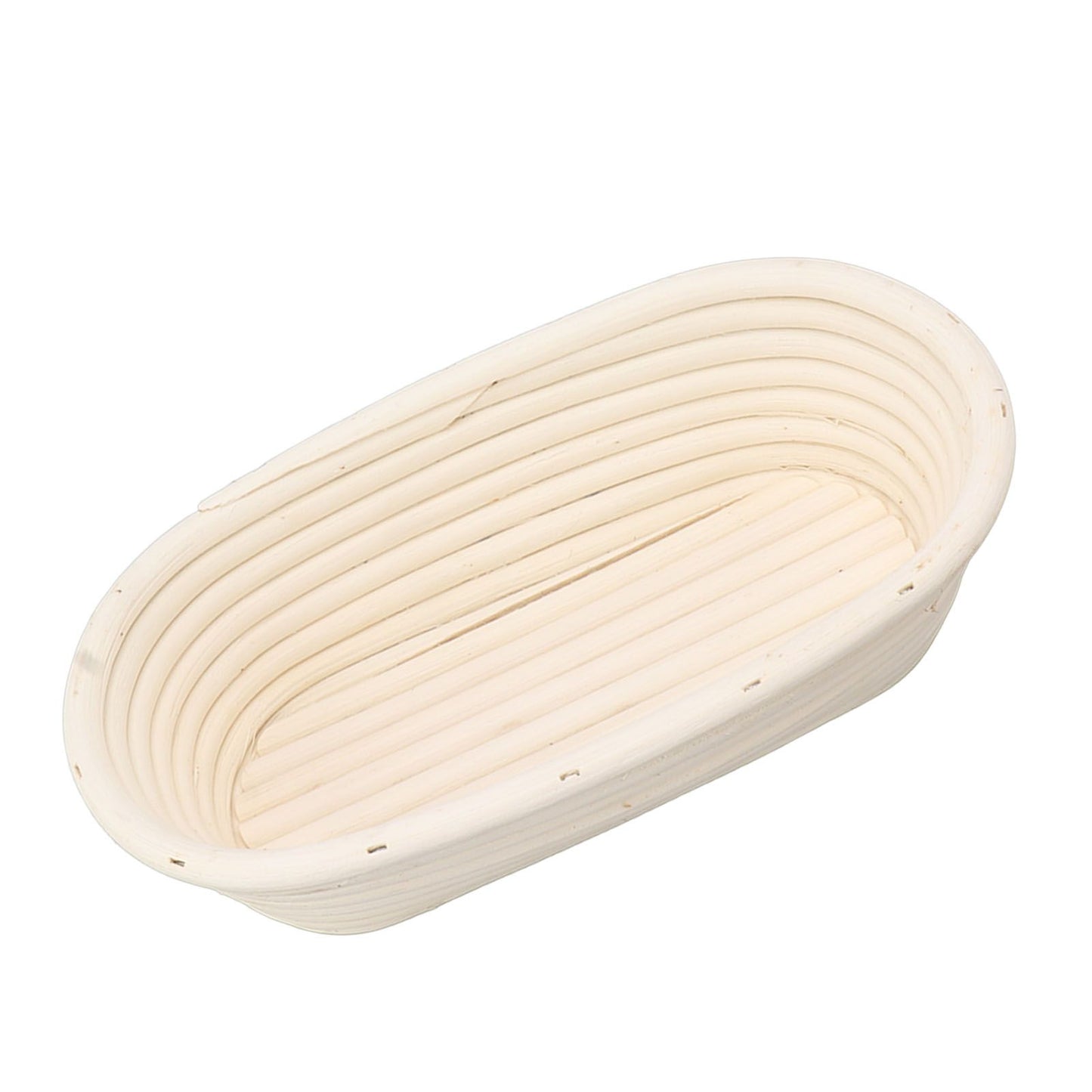 25cm Bread Proofing Basket Set Oval Natural Rattan Sourdough Proofing Basket Dough Scraper Cloth Liner Brush