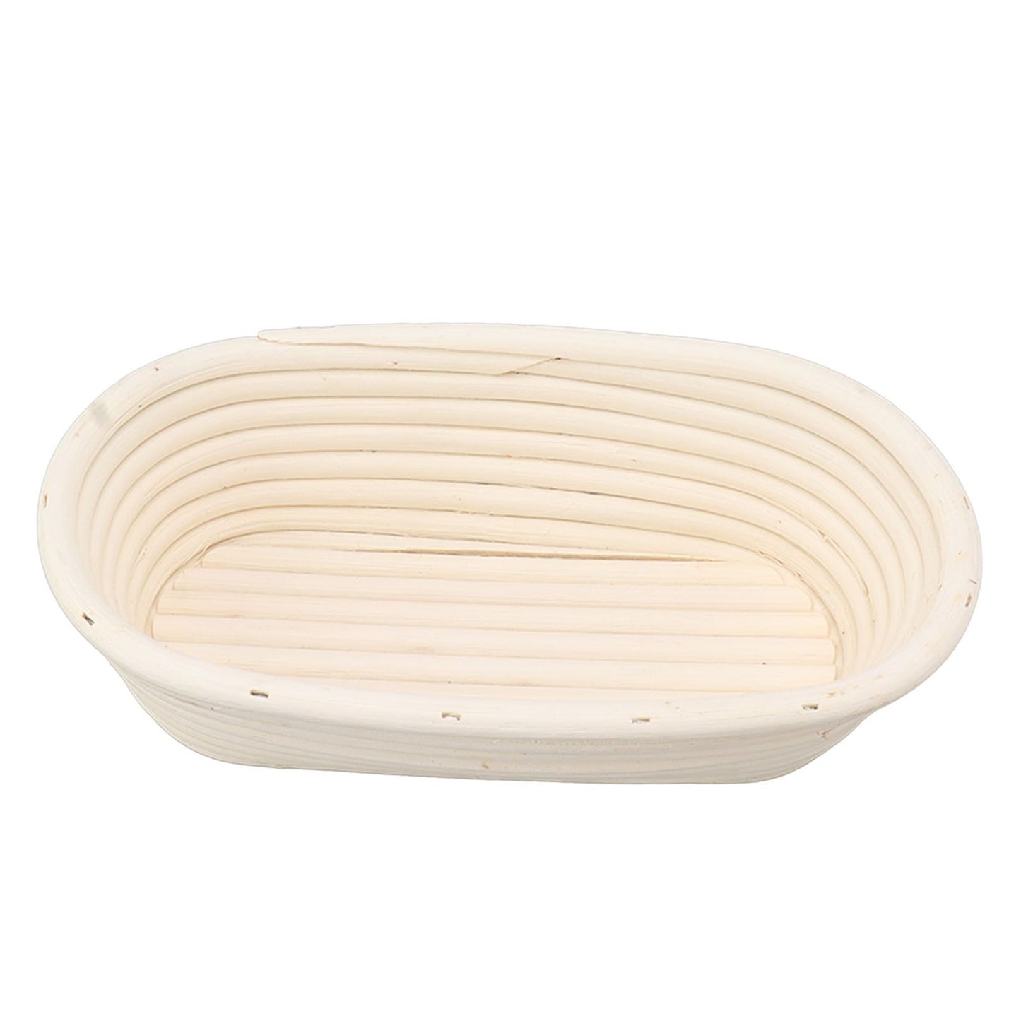 25cm Bread Proofing Basket Set Oval Natural Rattan Sourdough Proofing Basket Dough Scraper Cloth Liner Brush