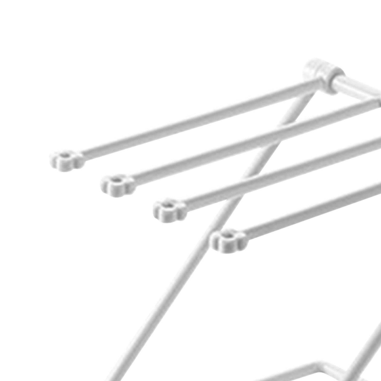 Countertop Dishcloth Drying Rack 4 Arms Folding Vertical Hand Towel Stand Dish Rag Storage Holder for Kitchen Light Gray