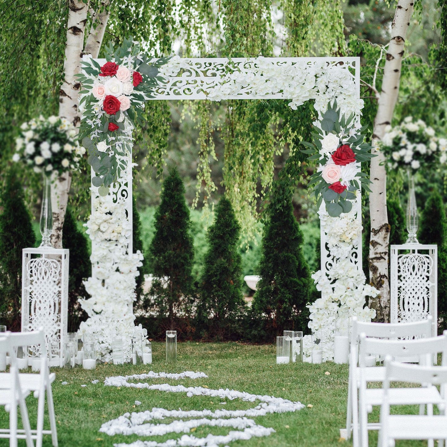 Wedding Arch Flower Gate For Outdoor Wedding