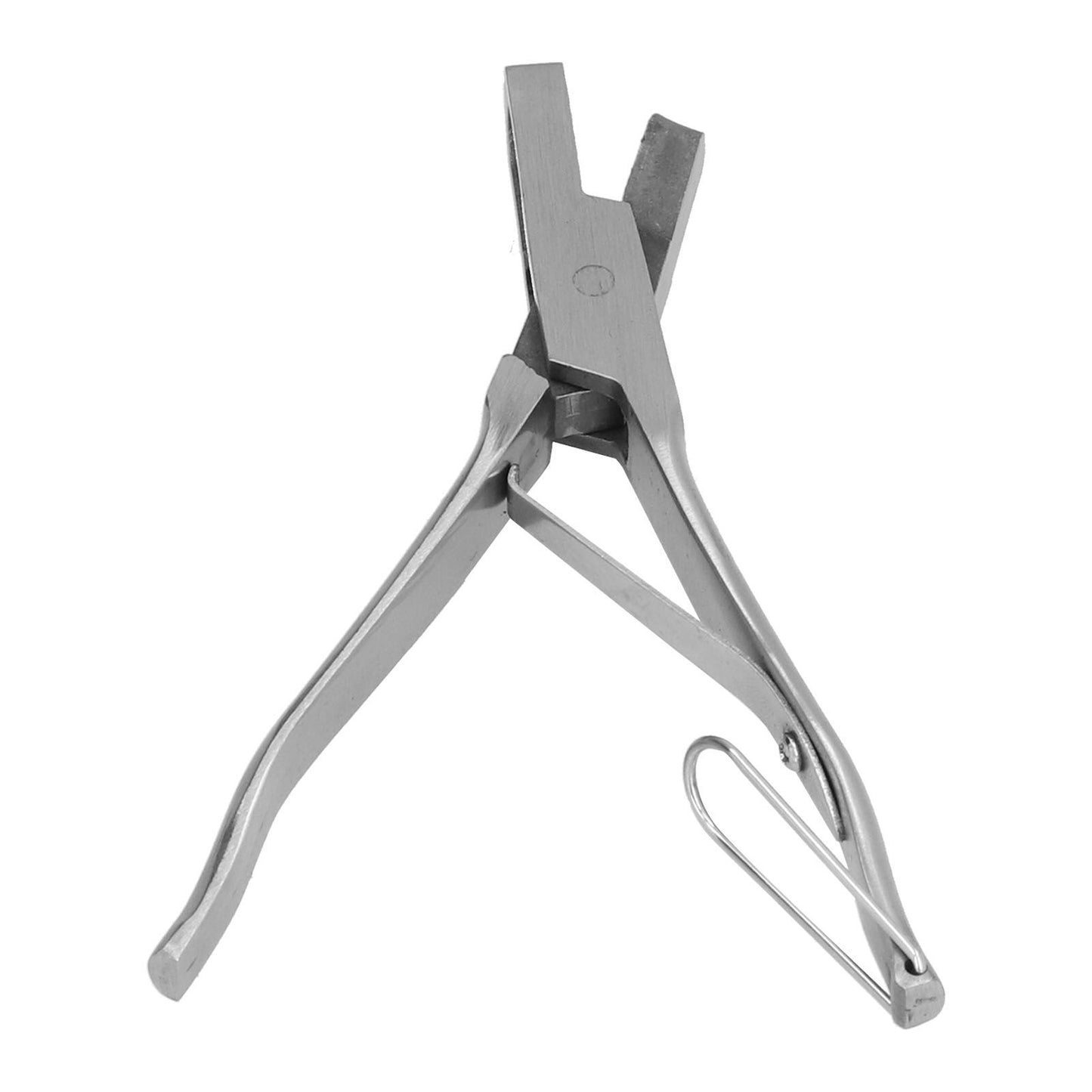 Pig Ear Tag Pliers U Shape Stainless Steel Animal Ear Notcher for Farm Livestock Equipment