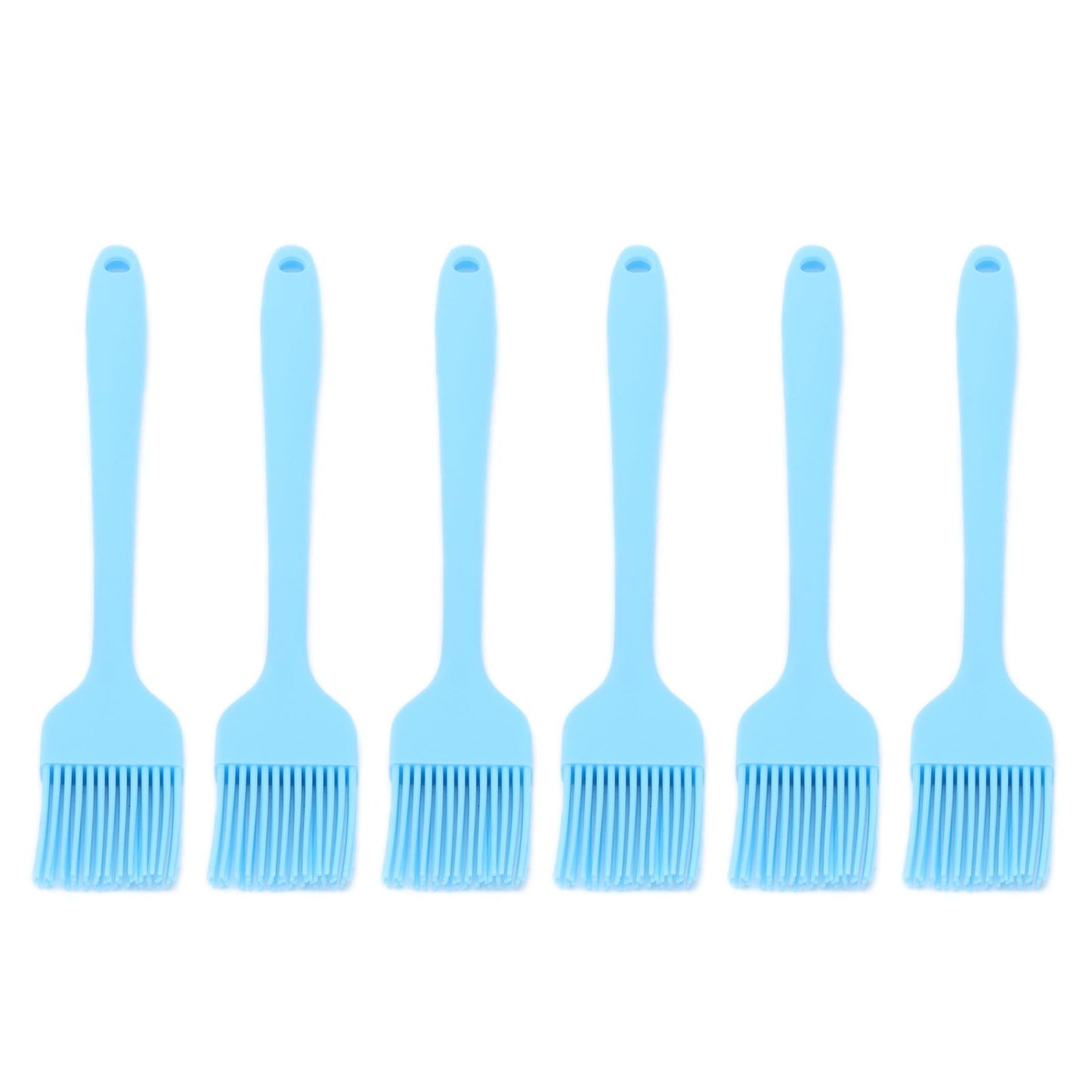 6 Pcs Cooking Brush Silicone Basting Pastry Brushes for BBQ Grill Baking Kitchen Cooking