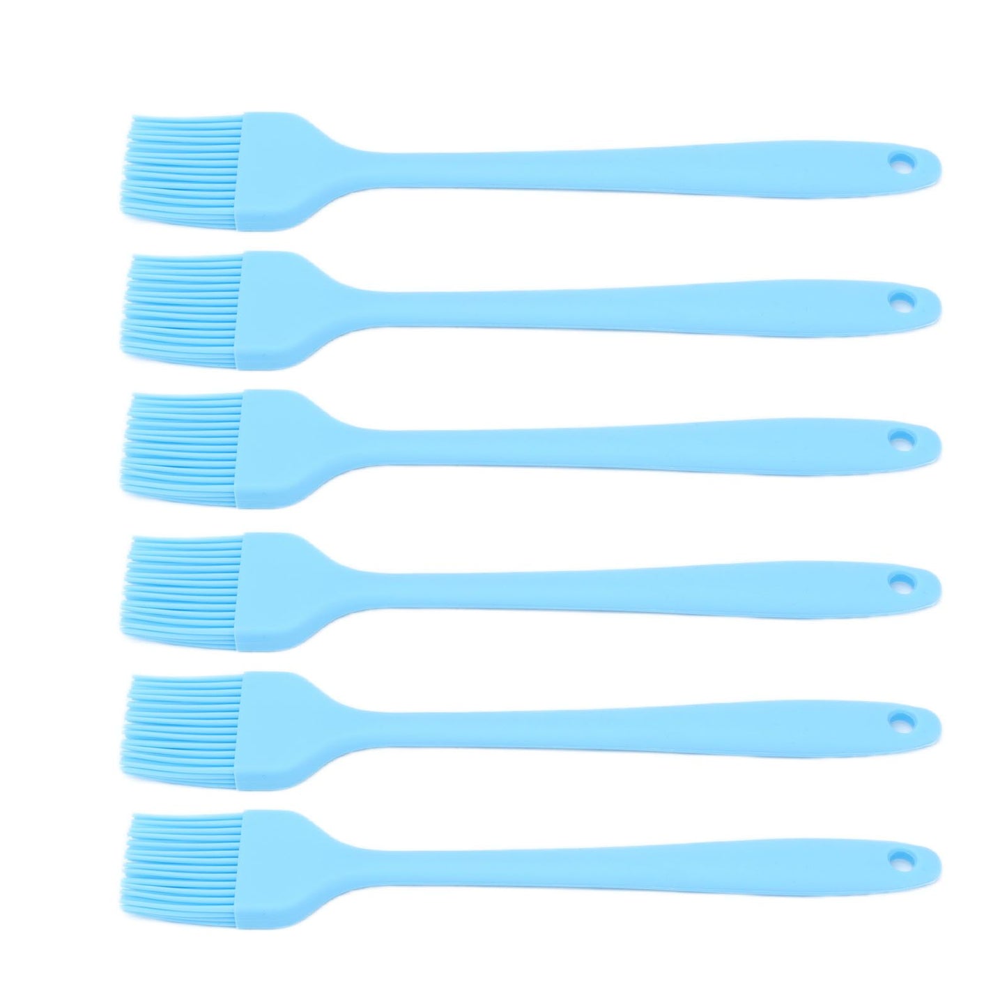 6 Pcs Cooking Brush Silicone Basting Pastry Brushes for BBQ Grill Baking Kitchen Cooking
