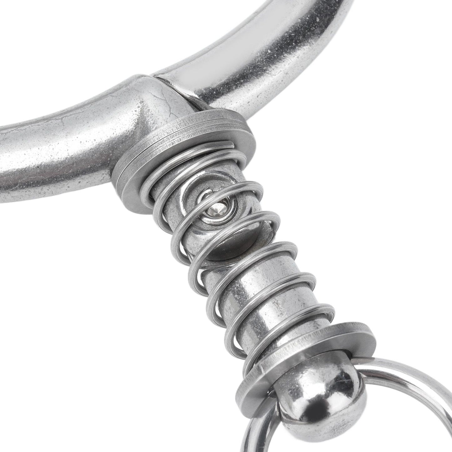 Cattle Nose Ring Stainless Steel Cattle Nose Clamp Bull Cow W Spring Nose Ring for FarmM