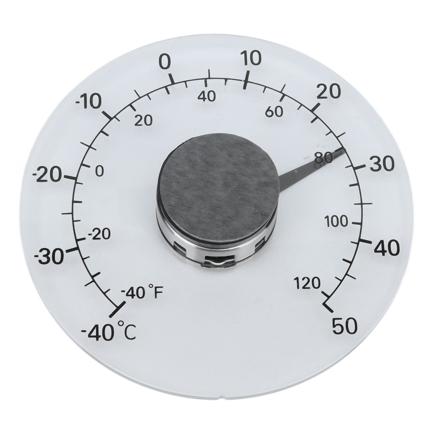 Outdoor Thermometer Adhesive Transparent Waterproof Door Window Temperature Meter for Farm Home