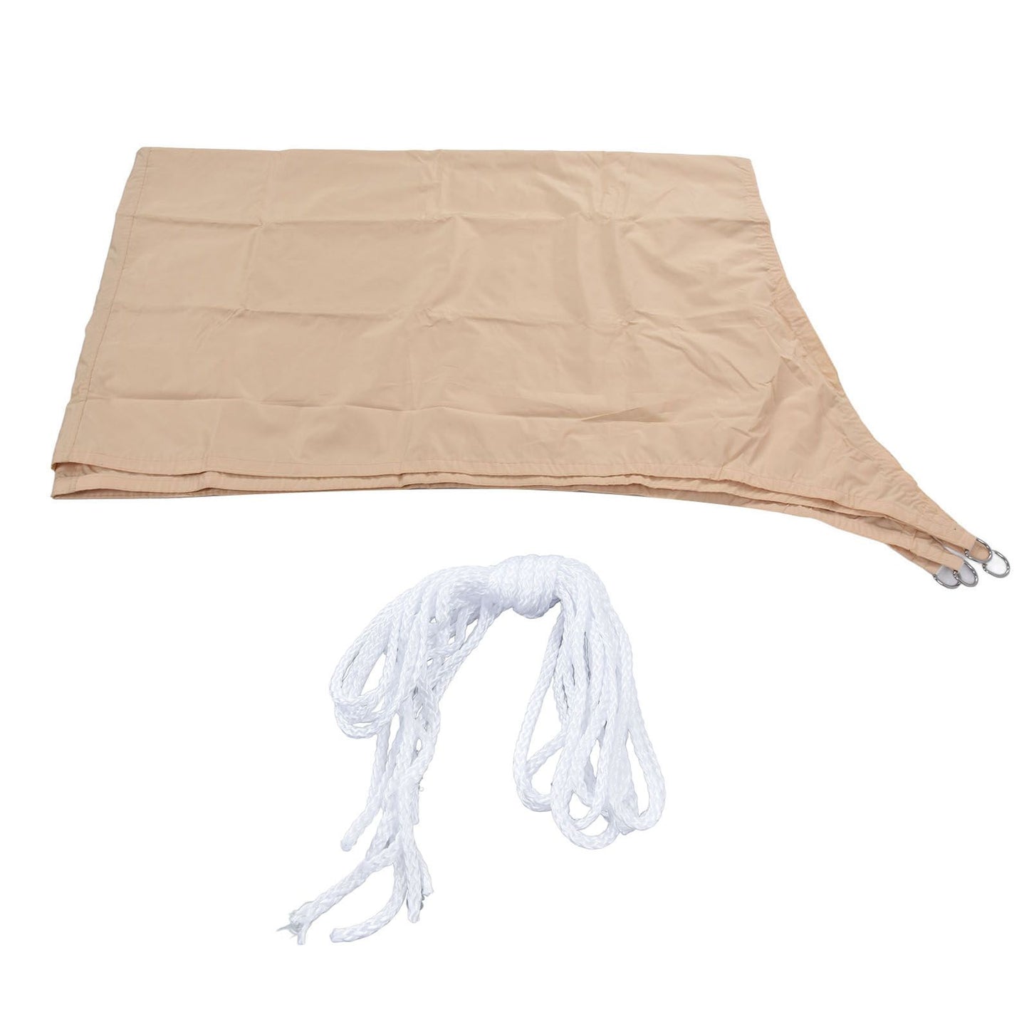 Sun Shade 2x3m Quadrangle Beige Wear Resistant Durable Polyester Waterproof Widely Used Portable Lightweight Shade Sail