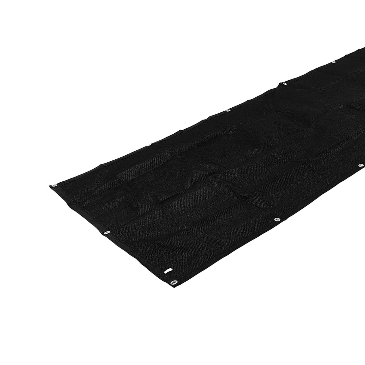 3x0.9m/9.84x2.95ft Black Balcony Privacy Screen Cover Garden Windscreen Mesh Shade Fence Net for Patio Backyard Porch