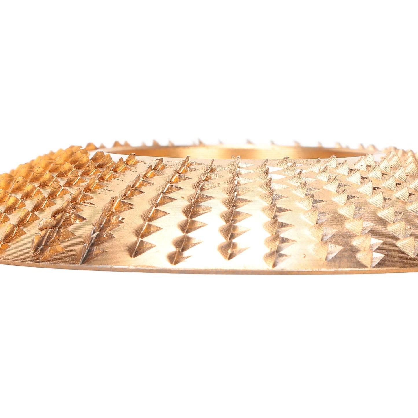 Grinding Wheel High Carbon Steel Saw Disc Quick Clearing Wear Resistant Curved Gold Woodworking Grinder Disc