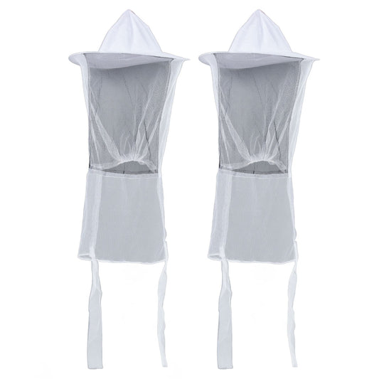 2pcs Beekeeper Protective Hat Beekeeping Protector Hat with Breathable Mesh for Fishermen Hunters Hikers Campers