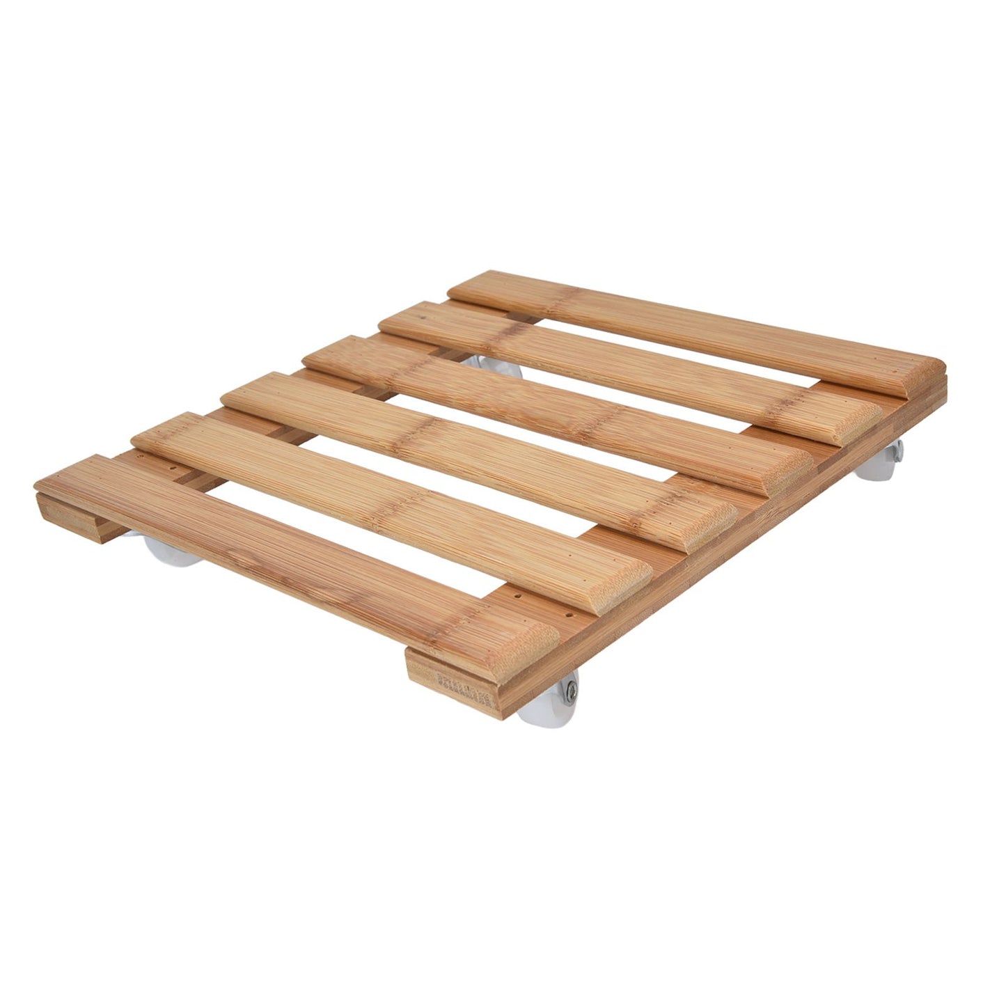 Plant Roller Base Stand Square with 360° Removable Caster Wheel for Flower Pot 25x25cm S