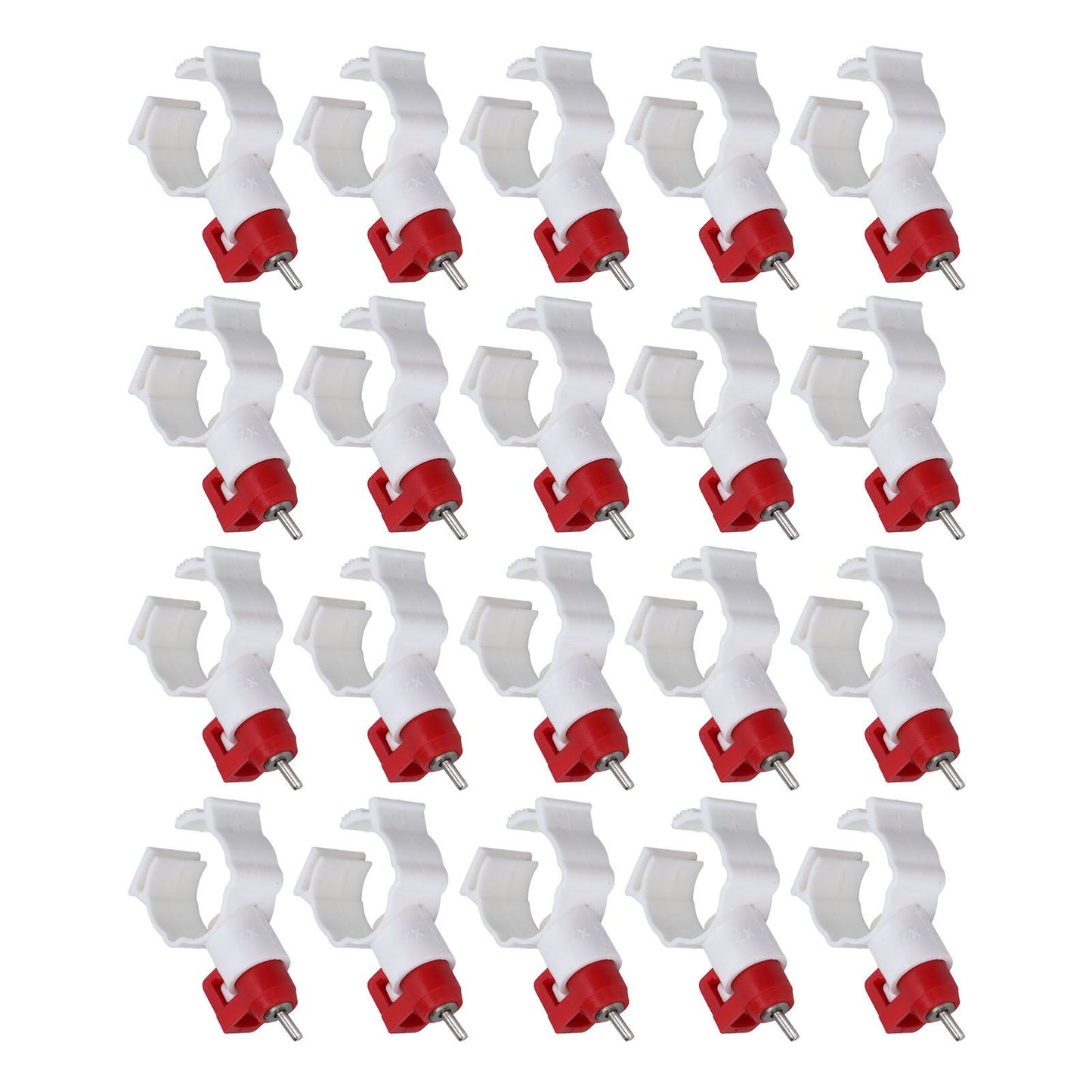 20pcs Chicken Waterer Nipples Multipurpose Chicken Nipple Feeder for Poultry Chicken Duck Bird