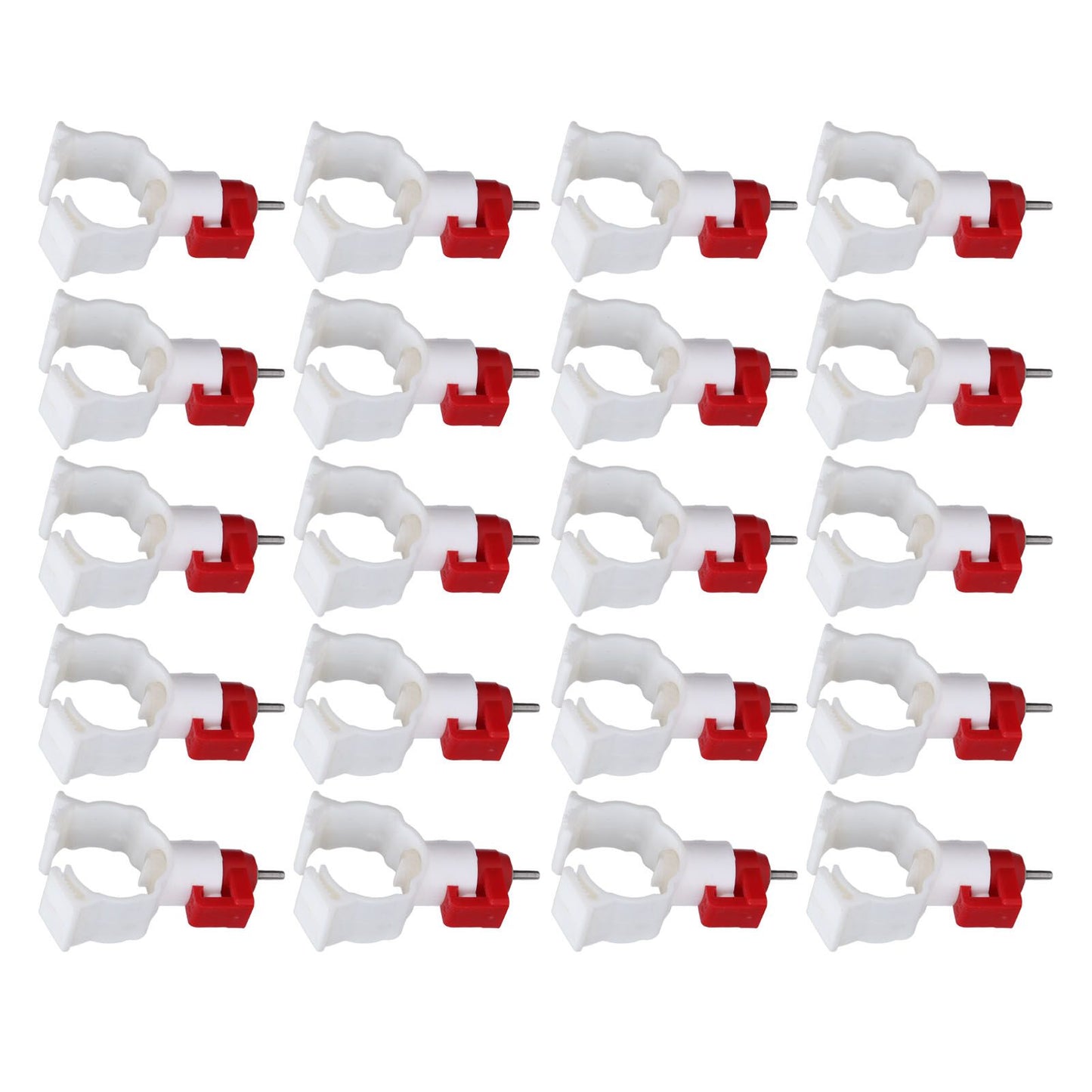 20pcs Chicken Waterer Nipples Multipurpose Chicken Nipple Feeder for Poultry Chicken Duck Bird