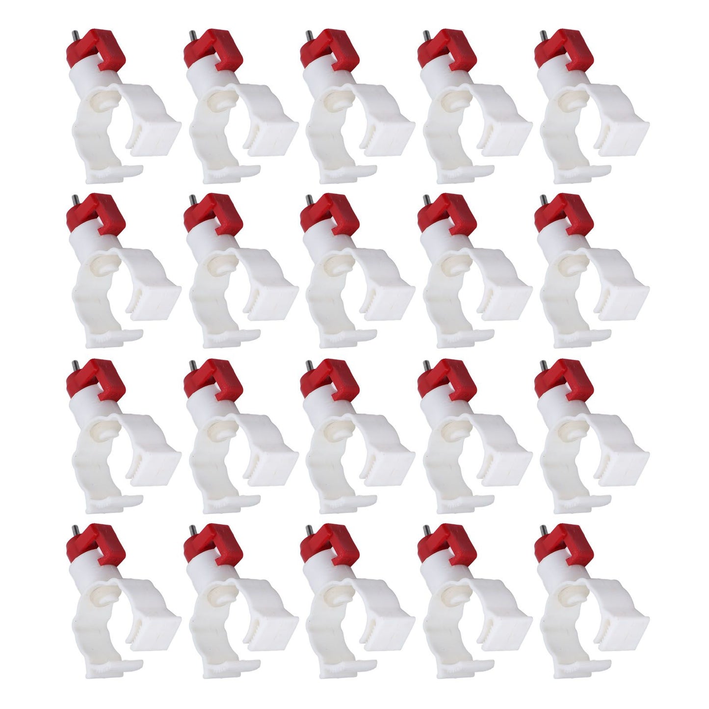 20pcs Chicken Waterer Nipples Multipurpose Chicken Nipple Feeder for Poultry Chicken Duck Bird