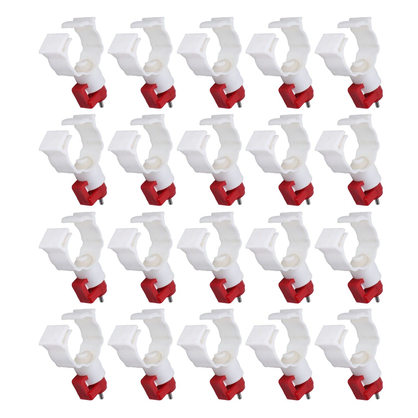20pcs Chicken Waterer Nipples Multipurpose Chicken Nipple Feeder for Poultry Chicken Duck Bird