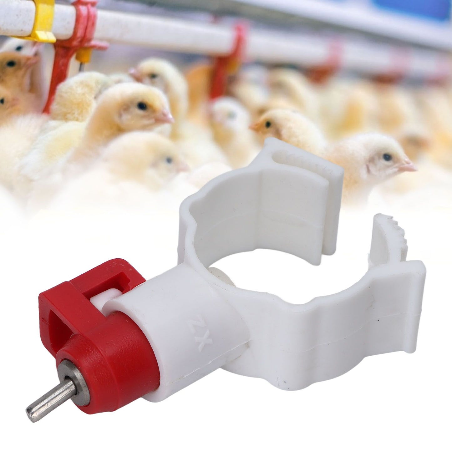 20pcs Chicken Waterer Nipples Multipurpose Chicken Nipple Feeder for Poultry Chicken Duck Bird