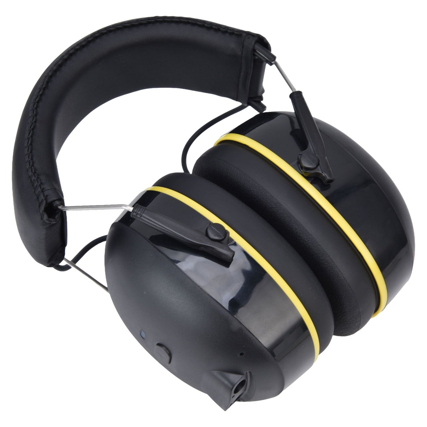 Hearing Protection Earmuffs 5V/1A Noise Canceling Multifunctional Ear Protection Earmuffs for Gardening Black