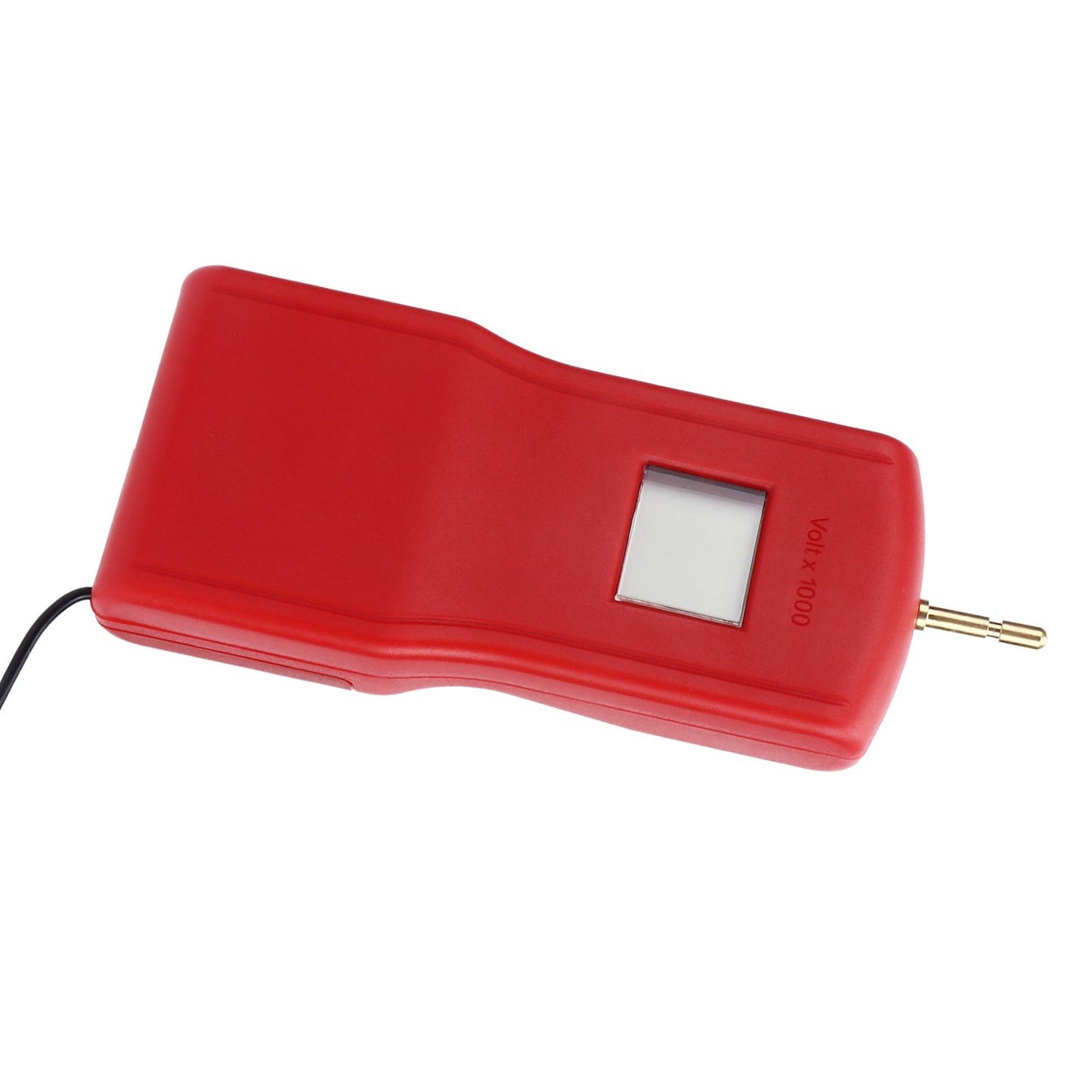 15KV LCD Electric Fence Voltage Tester Portable Electric Fence Digital Voltmeter for Farm Garden MLD‑004BR Red Red