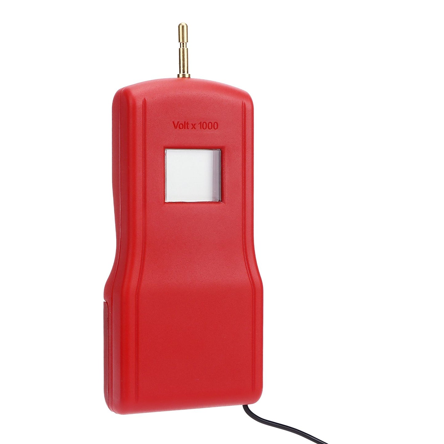 15KV LCD Electric Fence Voltage Tester Portable Electric Fence Digital Voltmeter for Farm Garden MLD‑004BR Red Red