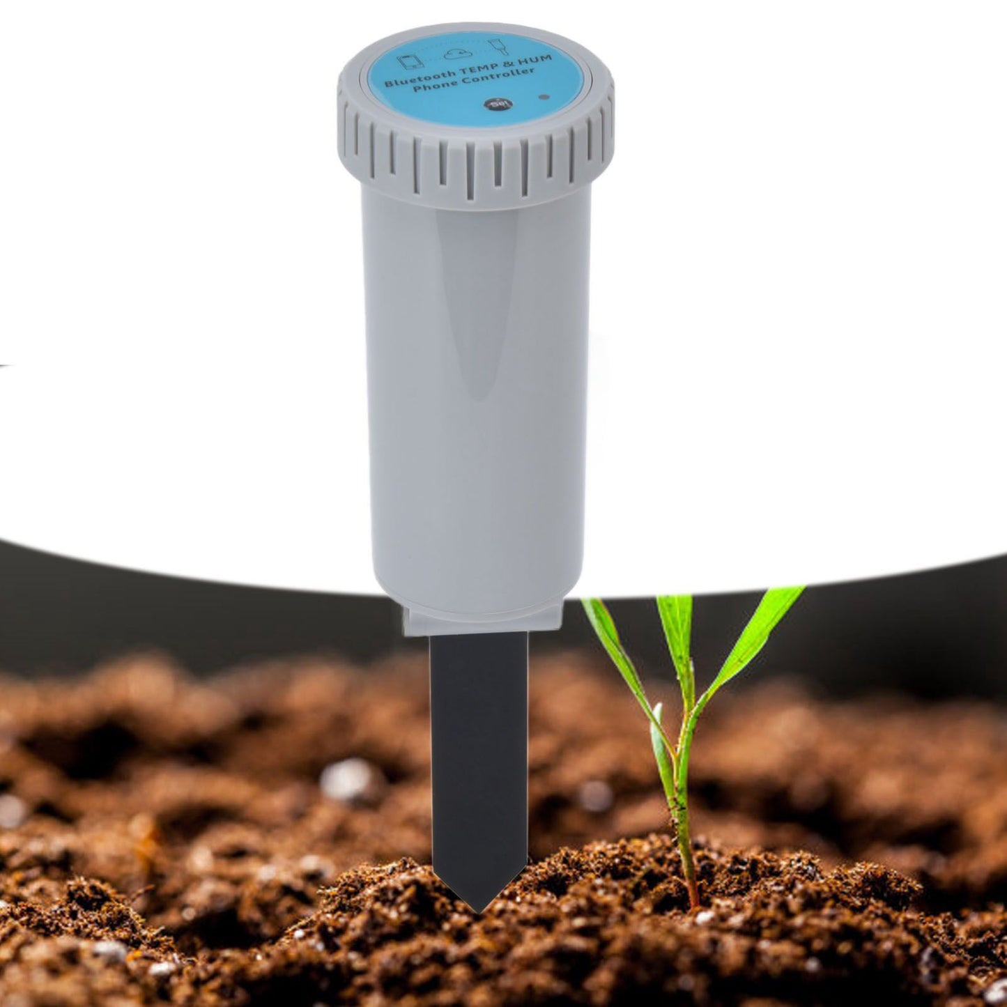 Soil Tester Bluetooth Soil Moisture Temperature Tester for Plant Care Garden Lawn Farm Indoor Outdoor