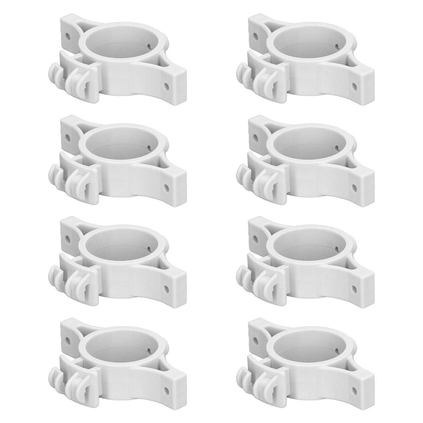 50pcs Electric Fence Insulators Pulse Electric Fence Terminal Rod Insulators with 3.2cm Hole for Farm Gray